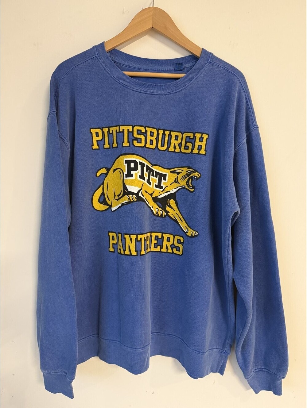 Reserve Collection by Blue 84 Pittsburgh Pitt Panthers Sweatshirt Modern Mens L